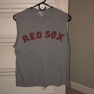 Red Sox Muscle Top